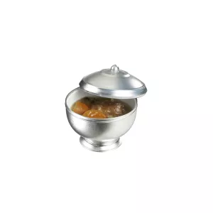 Soupière Eskoffié H59 x xDiam61 60ml argent blanc PS